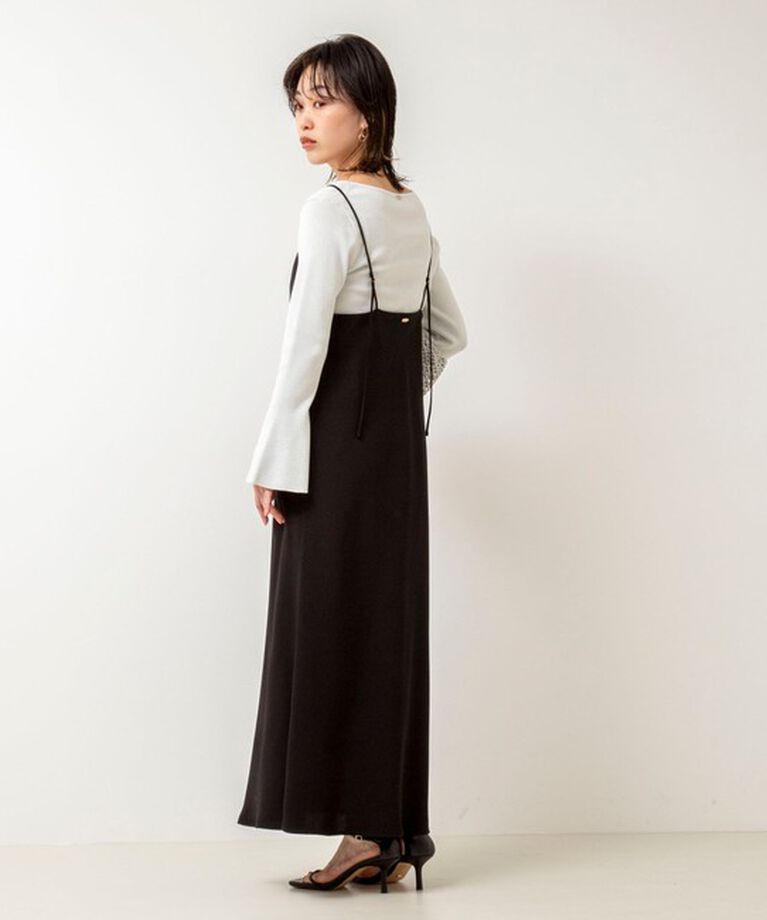 NOLLEY'S sophi「ウォッシャブルマットサテンキャミワンピース」|ワンピース|