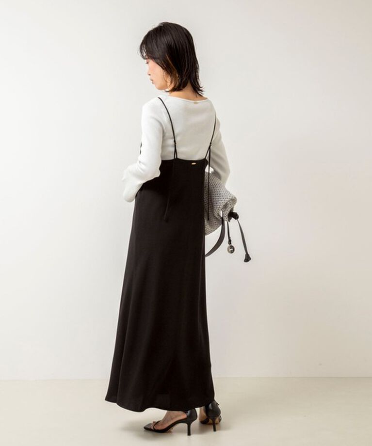 NOLLEY'S sophi「ウォッシャブルマットサテンキャミワンピース」|ワンピース|