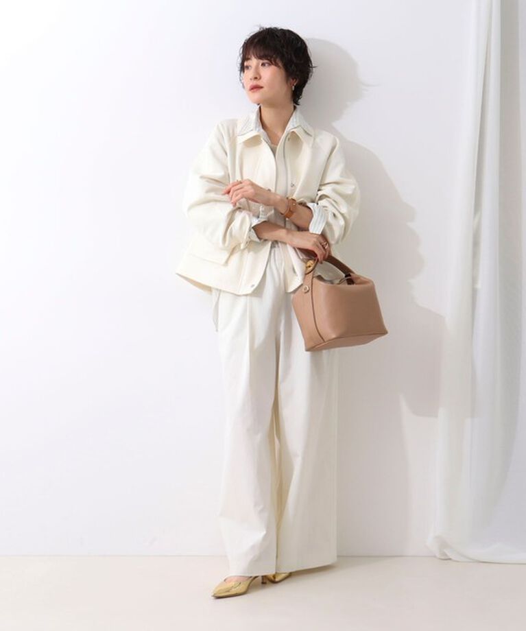 NOLLEY'S「【WEB STAFF恵☆別注アイテム】ワンハンドルバンブーヒネリバッグ」|ショルダー・メッセンジャー|