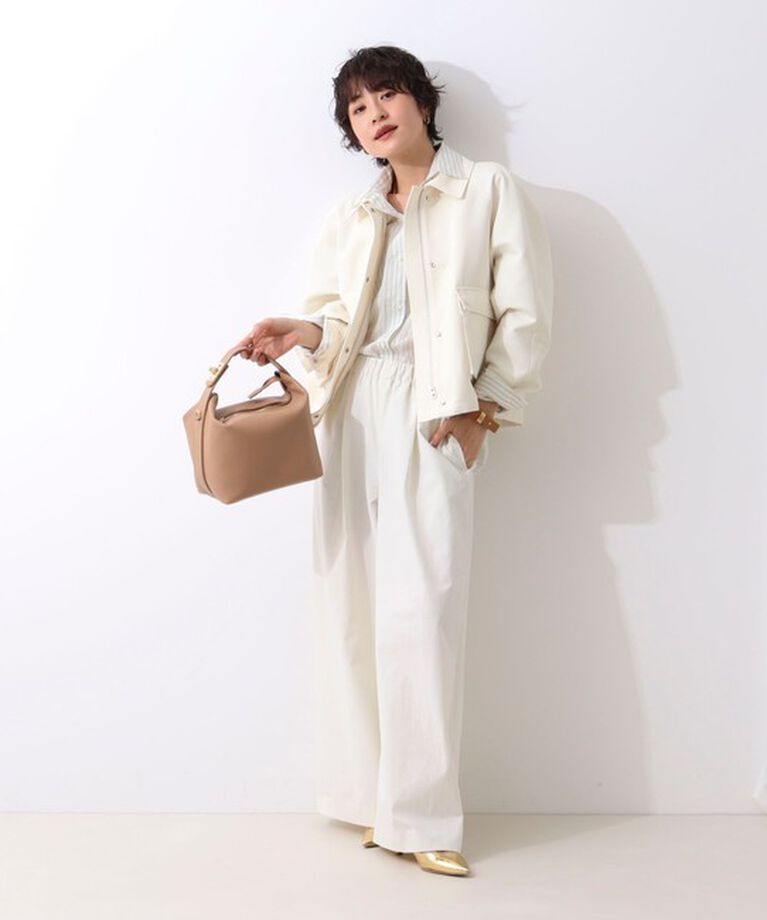 NOLLEY'S「【WEB STAFF恵☆別注アイテム】ワンハンドルバンブーヒネリバッグ」|ショルダー・メッセンジャー|