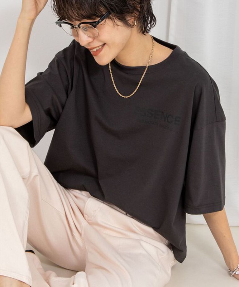NOLLEY'S「ESSENCE Tシャツ」|Tシャツ・カットソー|チャコールグレー