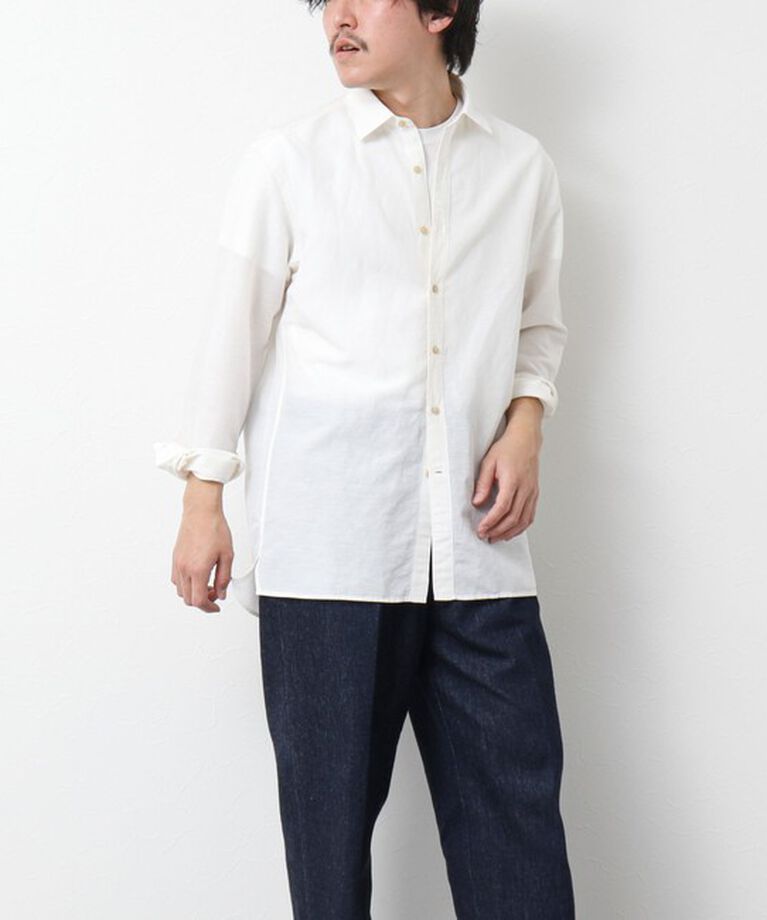 NOLLEY'S goodman「キュプラリネン レギュラーカラーシャツ 25SS」|シャツ・ブラウス|