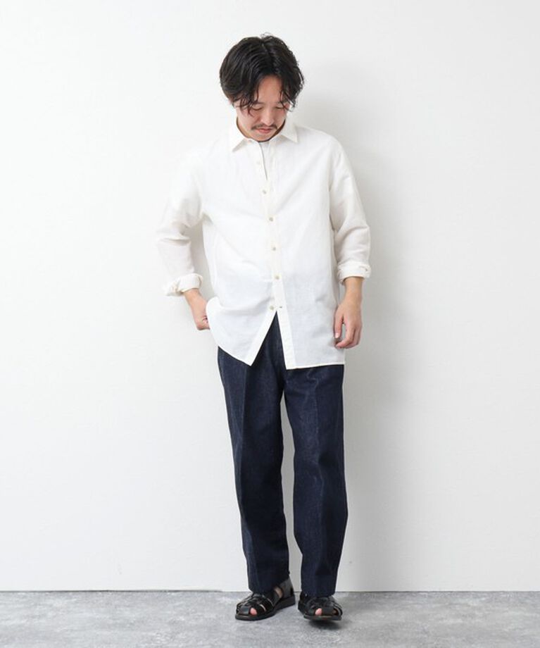 NOLLEY'S goodman「キュプラリネン レギュラーカラーシャツ 25SS」|シャツ・ブラウス|