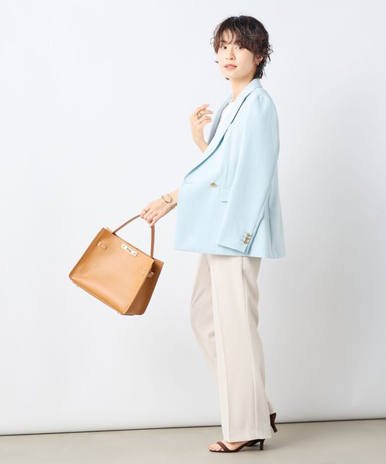 NOLLEY'S sophi「《セットアップ対応》ウォッシャブルライトドライシャンブレージャケット」|テーラードジャケット|