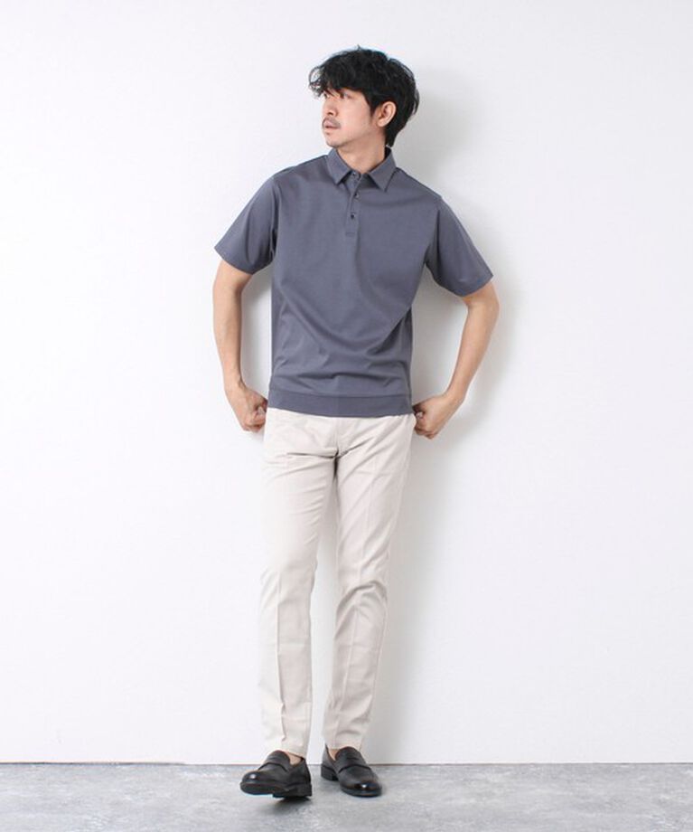 NOLLEY'S goodman「《ビジカジ対応》シルケットスムース ドレスポロ 25SS」|ポロシャツ|