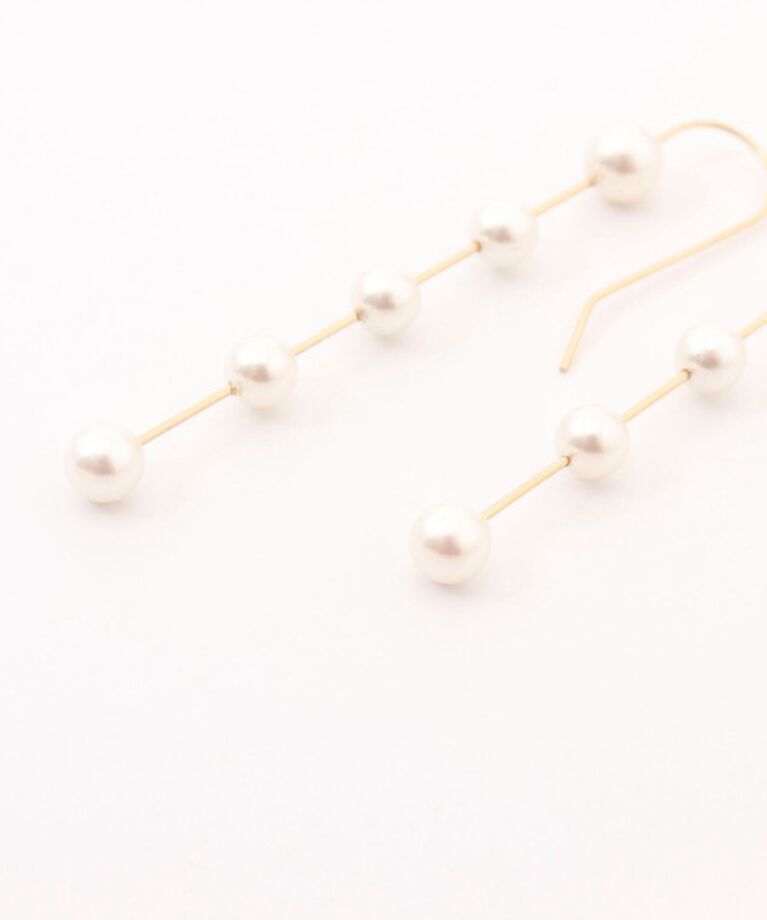 grace grace「【grace grace/グラスグラス】シェルパールスキップピアス」|ピアス|
