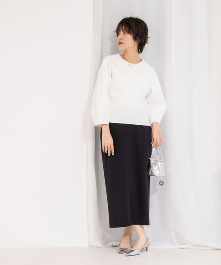 NOLLEY'S「ストレッチダンボールプルオーバーカットソー」|Tシャツ・カットソー|