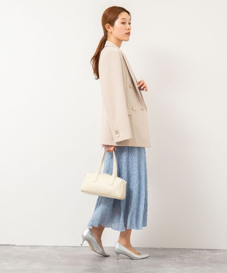 NOLLEY'S「【yosoyuki series】 ニットレースワンピース」|ワンピース|