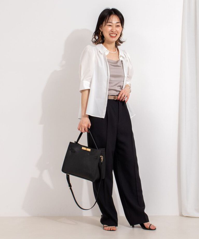 NOLLEY'S「【PR林☆別注カラーあり】ウォッシャブルツイルストレッチ愛されワイドパンツ」|その他|