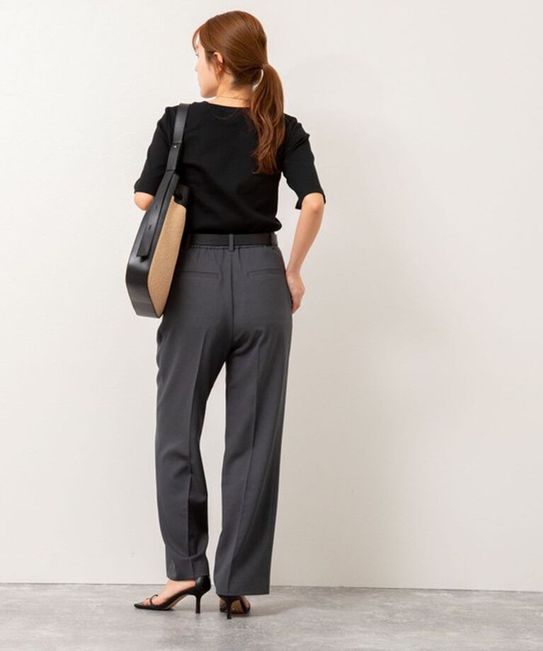 NOLLEY'S「【PR林☆別注カラーあり】ウォッシャブルツイルストレッチ愛されワイドパンツ」|その他|