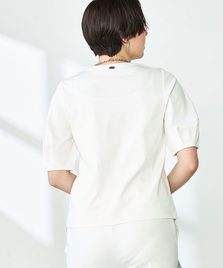 NOLLEY'S「高機能 LA＋スムース5分袖プルオーバーカットソー」|Tシャツ・カットソー|