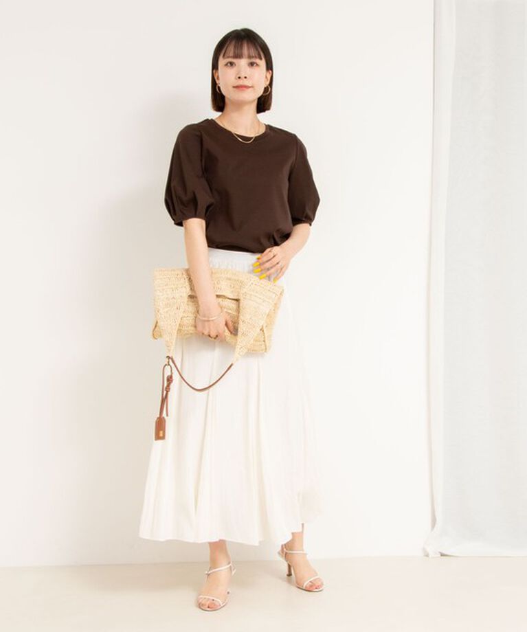 NOLLEY'S「高機能 LA＋スムース5分袖プルオーバーカットソー」|Tシャツ・カットソー|