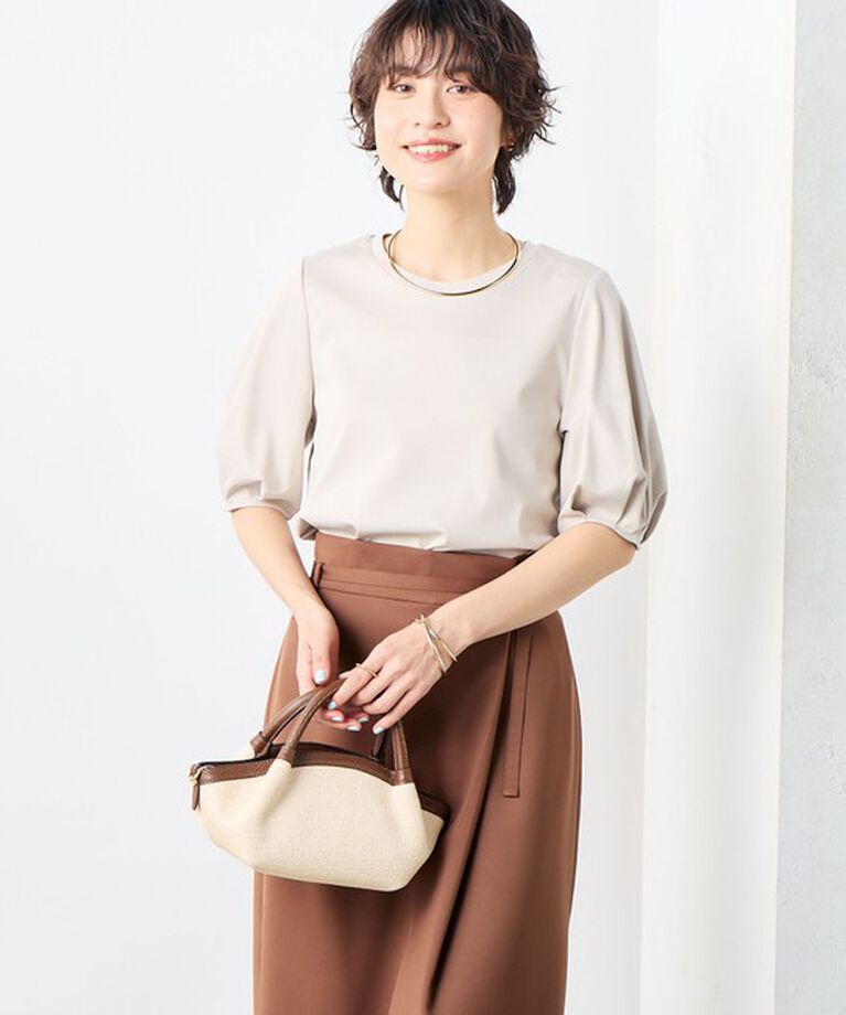 NOLLEY'S「高機能 LA＋スムース5分袖プルオーバーカットソー」|Tシャツ・カットソー|