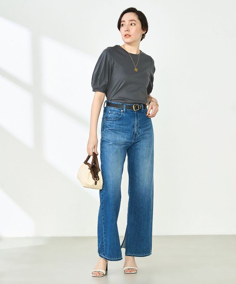 NOLLEY'S「高機能 LA＋スムース5分袖プルオーバーカットソー」|Tシャツ・カットソー|
