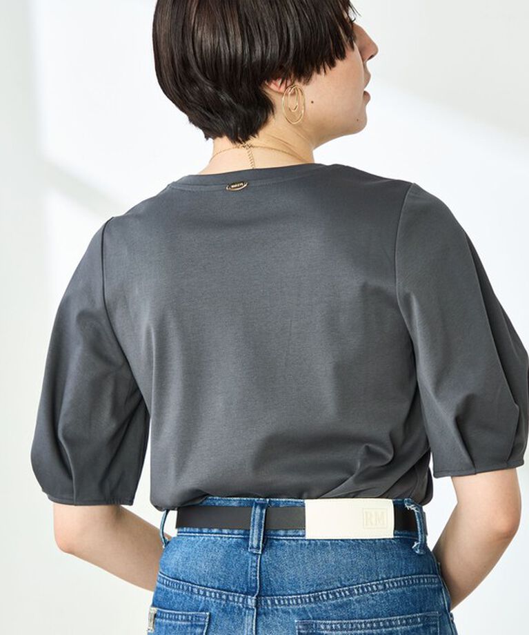 NOLLEY'S「高機能 LA＋スムース5分袖プルオーバーカットソー」|Tシャツ・カットソー|