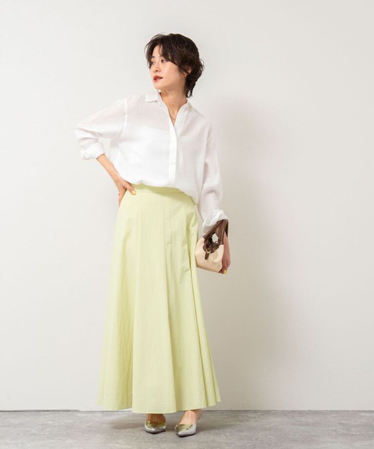 NOLLEY'S sophi「《セットアップ対応》シアーローン２WAYシャツ」|シャツ・ブラウス|