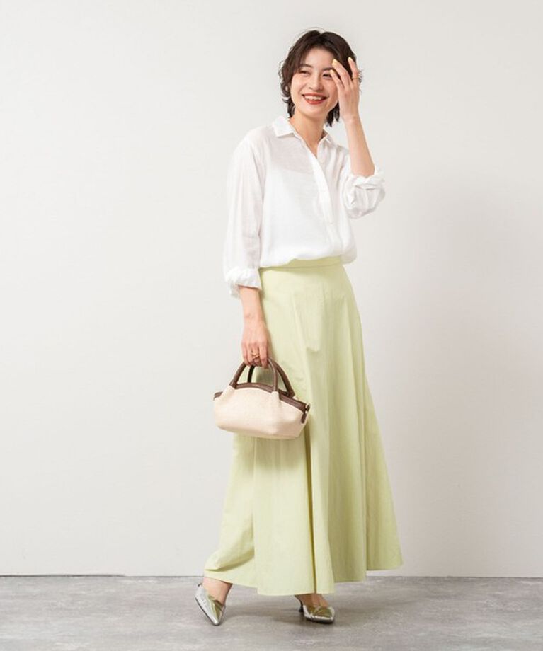 NOLLEY'S sophi「《セットアップ対応》シアーローン２WAYシャツ」|シャツ・ブラウス|