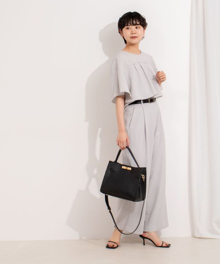 NOLLEY'S「《セットアップ対応》麻調フレアスリーブブラウス」|シャツ・ブラウス|