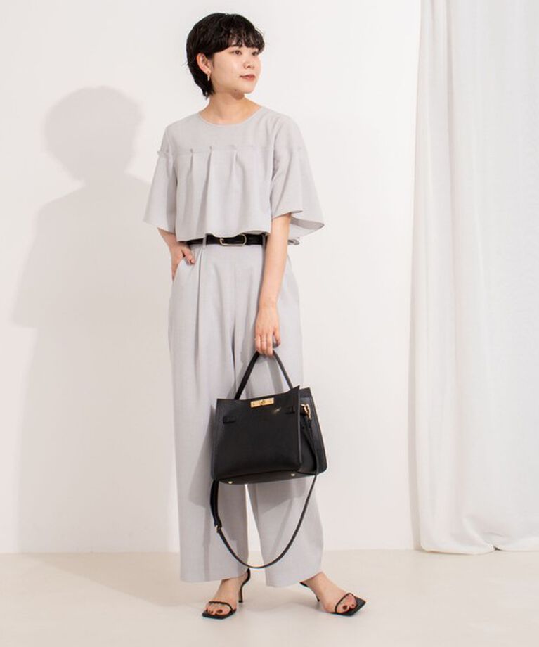 NOLLEY'S「《セットアップ対応》麻調フレアスリーブブラウス」|シャツ・ブラウス|