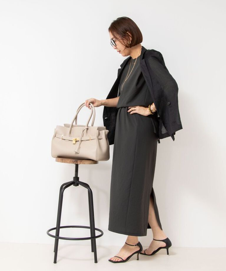 NOLLEY'S「【松葉☆別注アイテム】《セットアップ対応》エアリージョーゼットノースリーブブラウス」|シャツ・ブラウス|