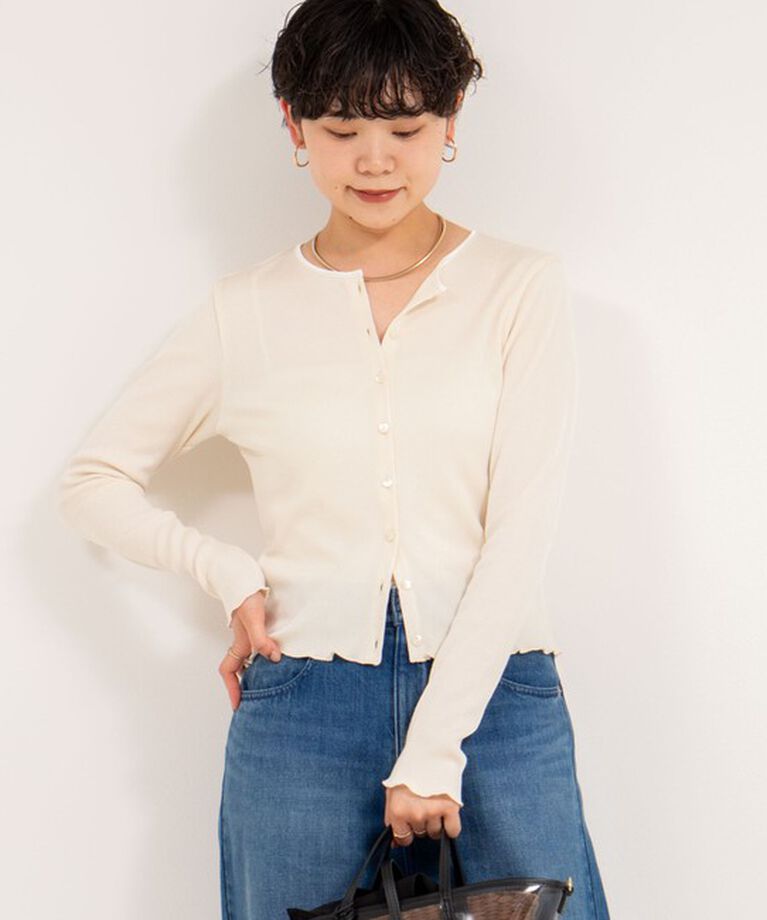 NOLLEY'S「《手洗い可能》テレコカーディガン」|カーディガン|