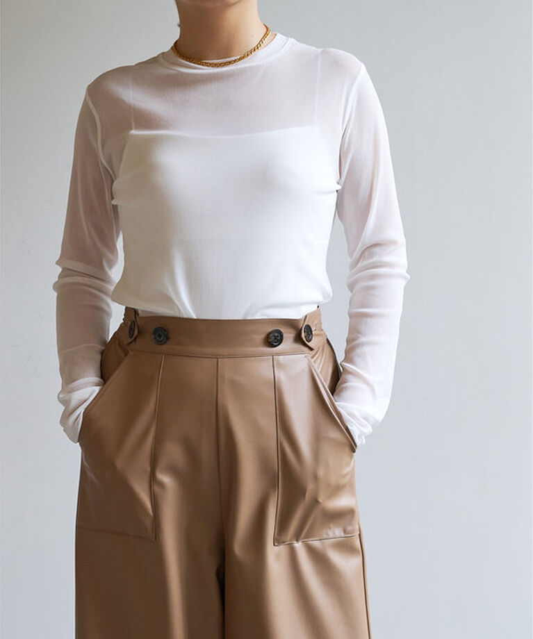  「【La nature linge】シアーチュールプルオーバー」|Tシャツ・カットソー|