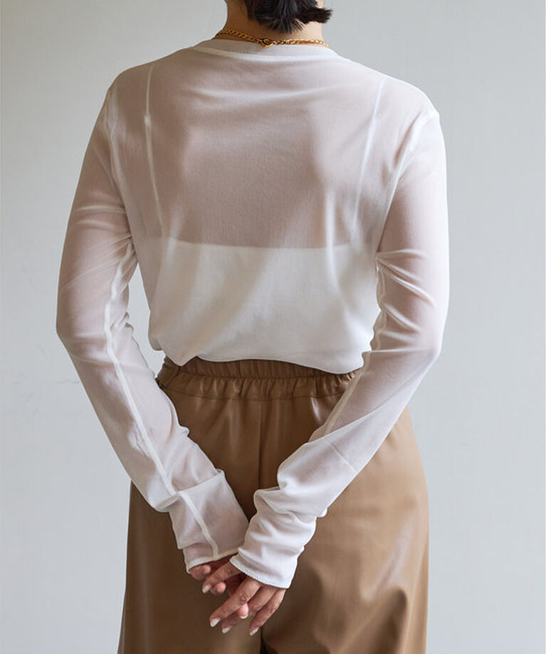  「【La nature linge】シアーチュールプルオーバー」|Tシャツ・カットソー|