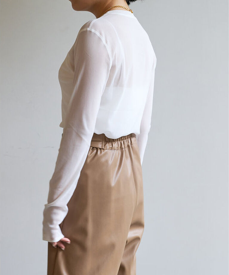 「【La nature linge】シアーチュールプルオーバー」|Tシャツ・カットソー|