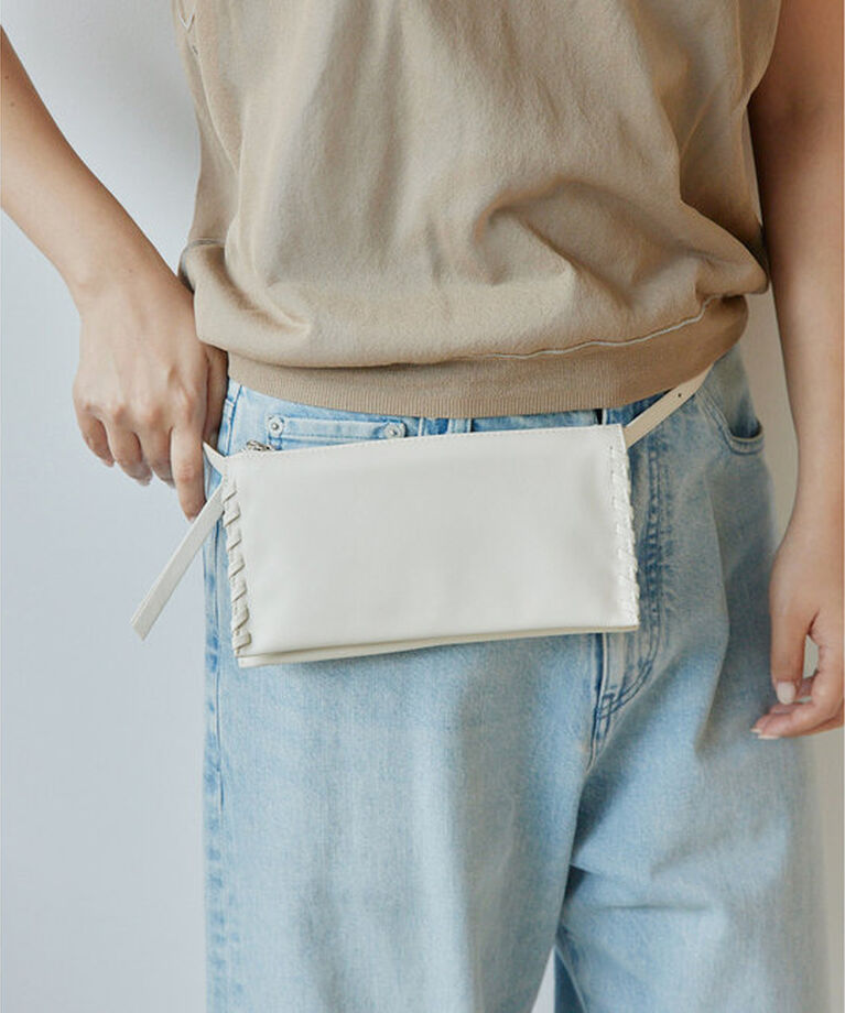 Hoaw.「【Hoaw.】ウォレット2WAY BAG」|トートバッグ|オフホワイト