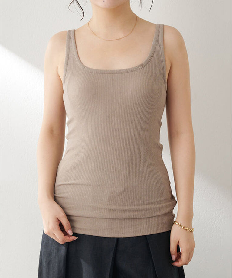  「カップツキRIBタンク」|Tシャツ・カットソー|