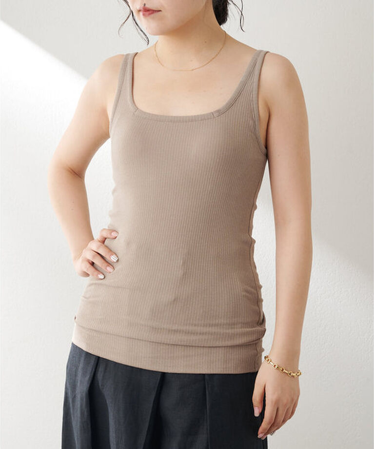  「カップツキRIBタンク」|Tシャツ・カットソー|
