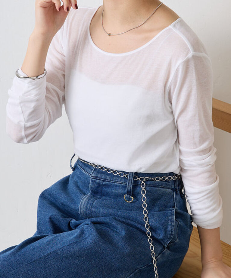  「ツイストシアーフライスプルオーバー」|Tシャツ・カットソー|
