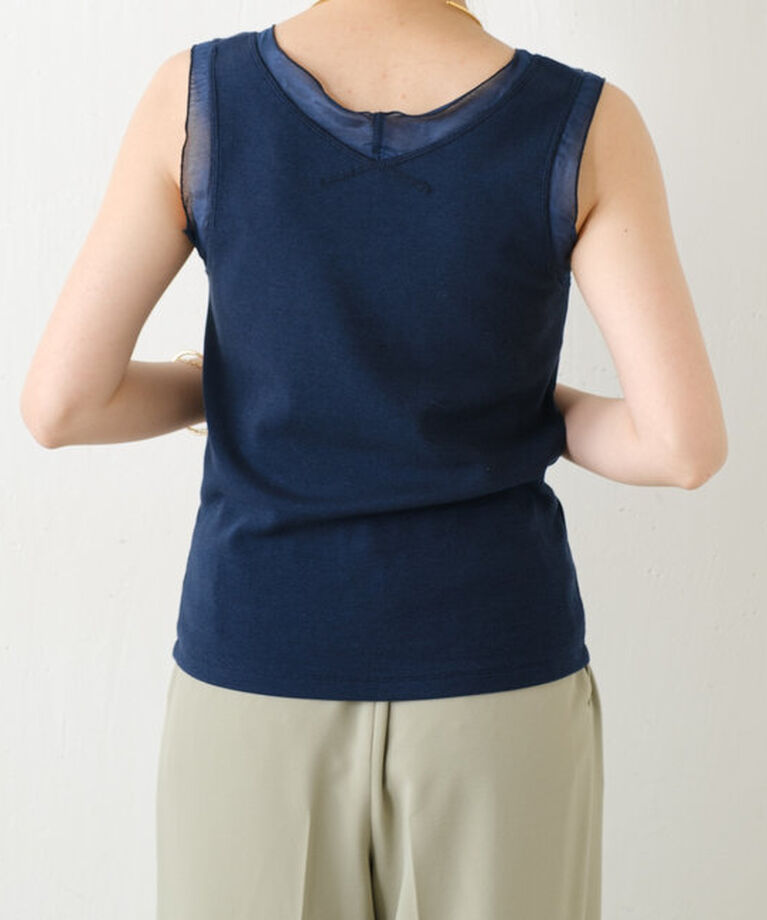  「Vネックタンクトップ」|Tシャツ・カットソー|