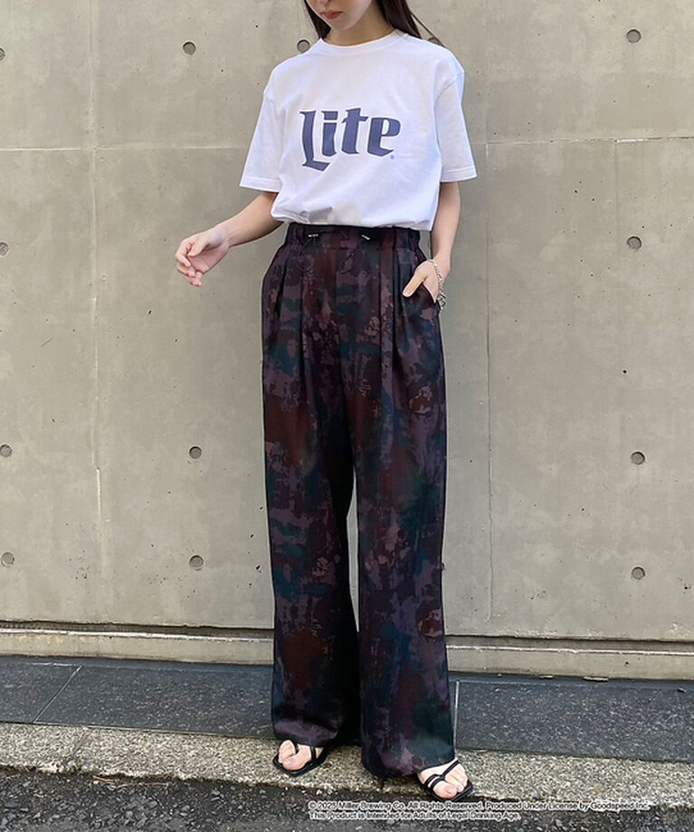 NOMINE「【GOOD ROCK SPEED】Miller LITE ロゴ半袖 Tシャツ【予」|Tシャツ・カットソー|