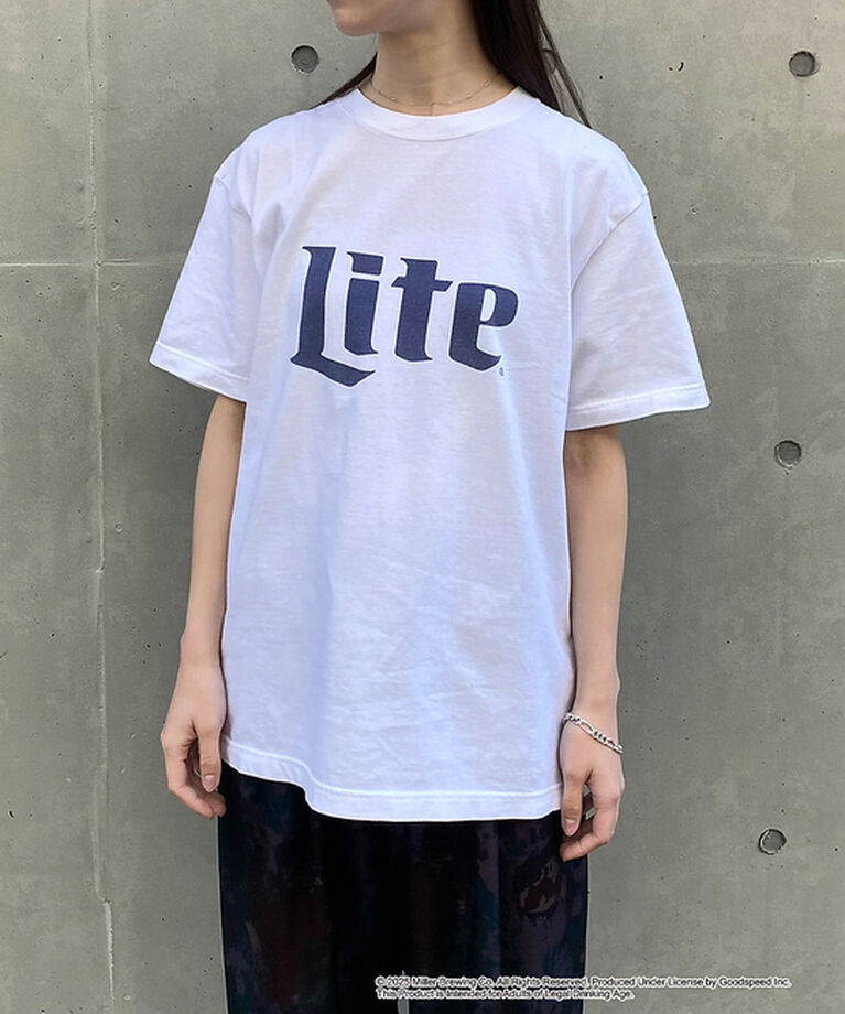NOMINE「【GOOD ROCK SPEED】Miller LITE ロゴ半袖 Tシャツ【予」|Tシャツ・カットソー|