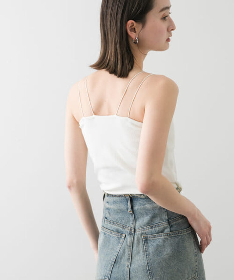 SENSE OF PLACE by URBAN RESEARCH「SENSE OF PLACE 『再入荷予定』『一部WEB限定カラー』ダブルストラップカップツキキャミソール」|キャミソール|