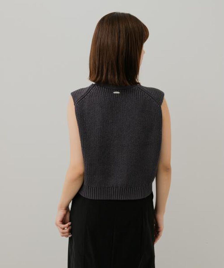 SENSE OF PLACE by URBAN RESEARCH「SENSE OF PLACE クロップドニットベスト」|ベスト・ジレ|