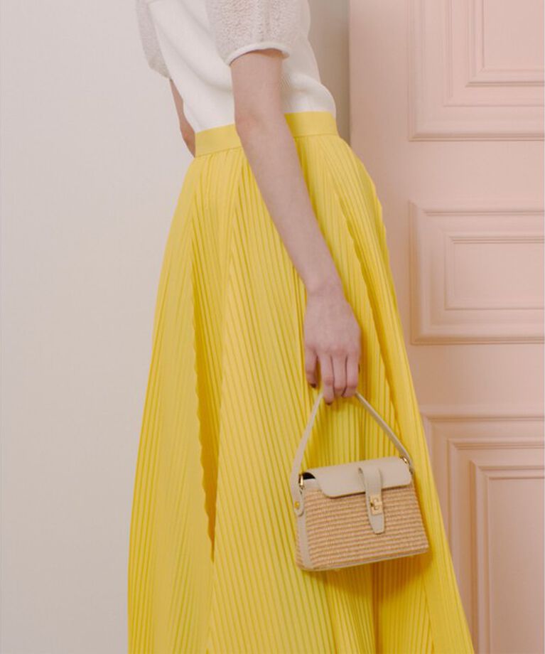 LOULOU WILLOUGHBY「【LOULOU WILLOUGHBY】ランダムアコーディオンプリーツスカート」|スカート|