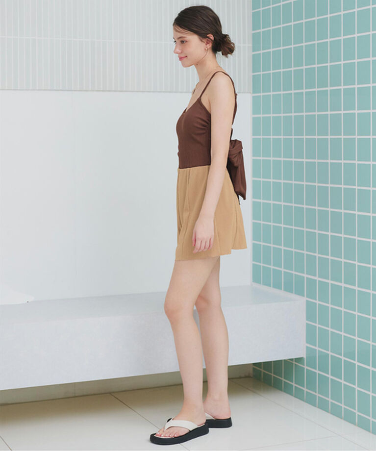 SEA DRESS「ハイウエストシンプルショートパンツ」|スポーツ|