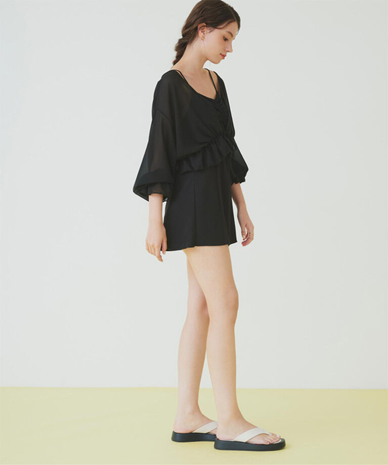 SEA DRESS「ハイウエストシンプルショートパンツ」|スポーツ|