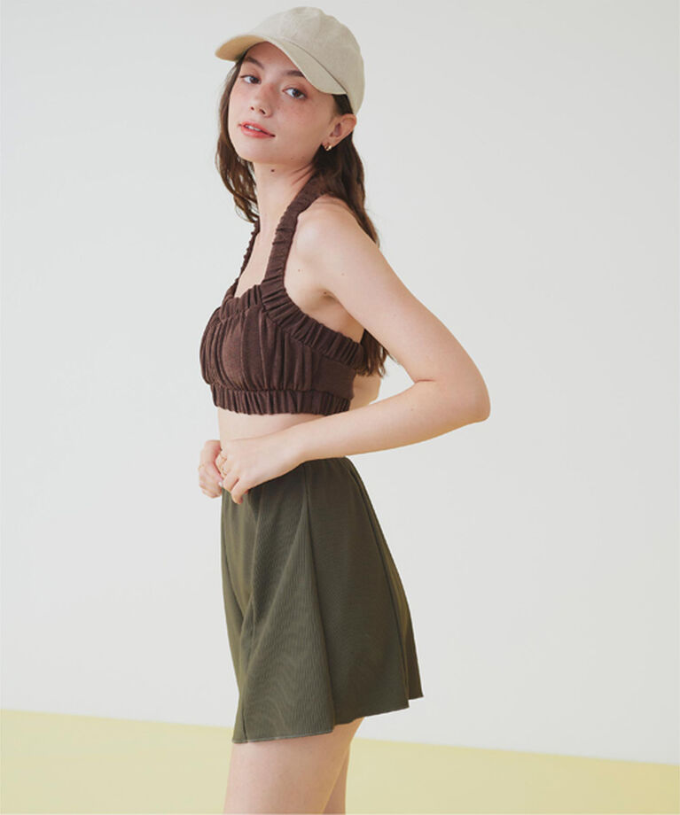 SEA DRESS「ハイウエストシンプルショートパンツ」|スポーツ|