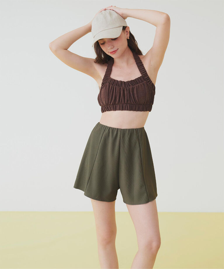 SEA DRESS「ハイウエストシンプルショートパンツ」|スポーツ|