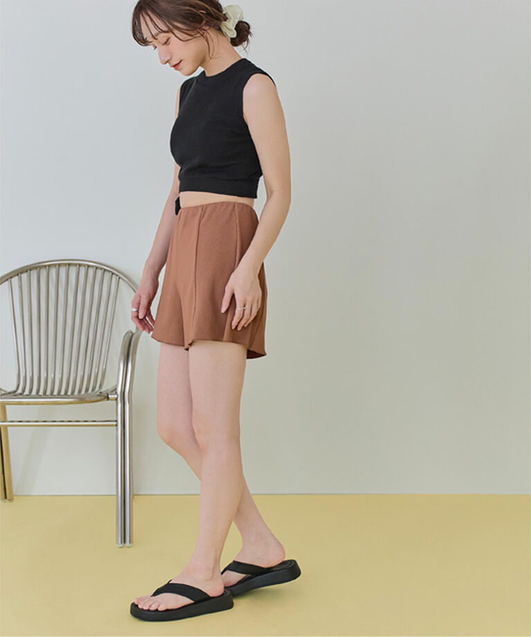 SEA DRESS「ハイウエストシンプルショートパンツ」|スポーツ|