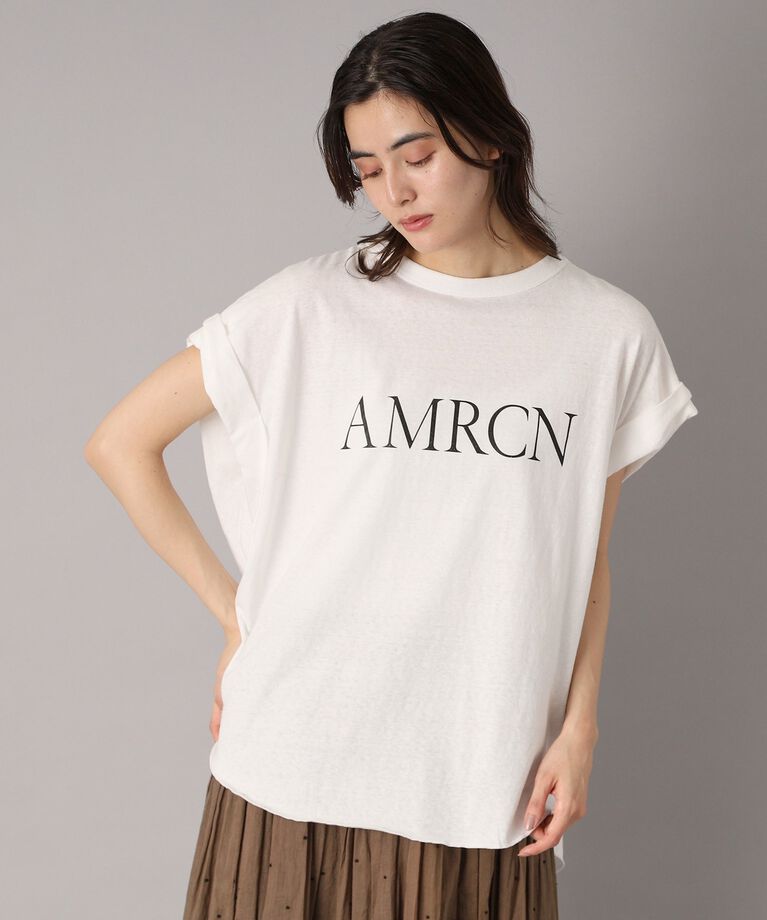 DRESSTERIOR「Americana（アメリカーナ）袖ロールTシャツ」|Tシャツ・カットソー|