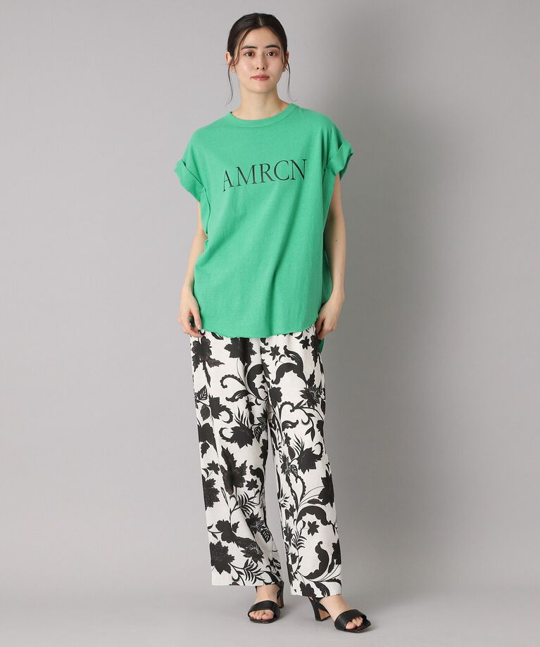 DRESSTERIOR「Americana（アメリカーナ）袖ロールTシャツ」|Tシャツ・カットソー|