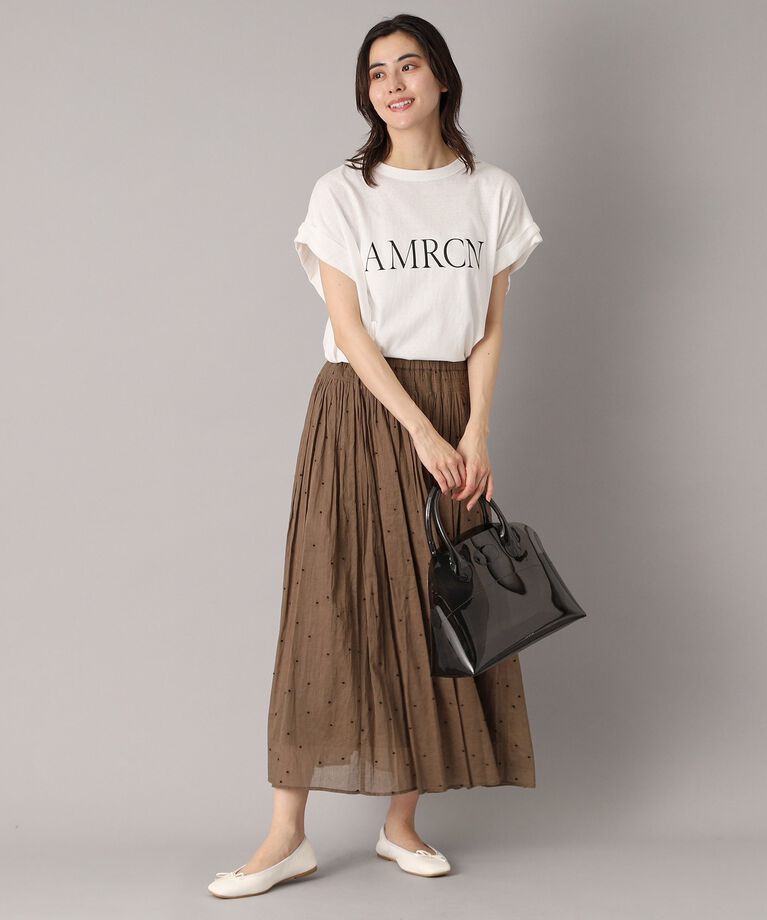 DRESSTERIOR「Americana（アメリカーナ）袖ロールTシャツ」|Tシャツ・カットソー|