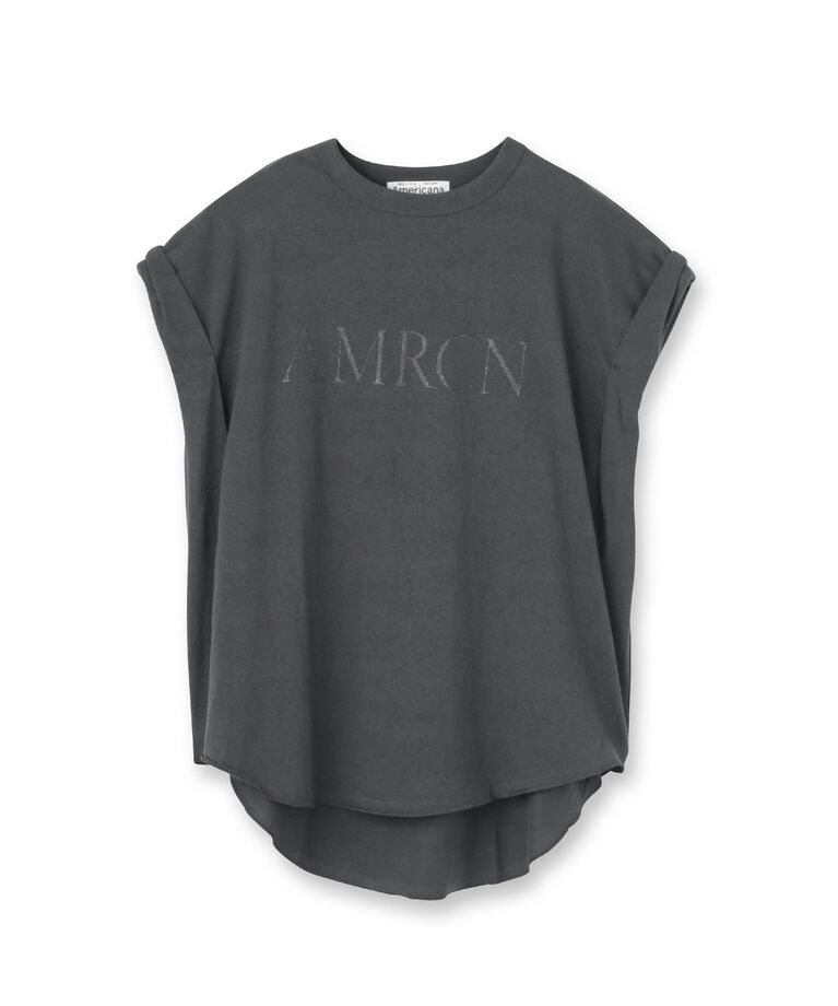 DRESSTERIOR「Americana（アメリカーナ）袖ロールTシャツ」|Tシャツ・カットソー|ブラック(019)