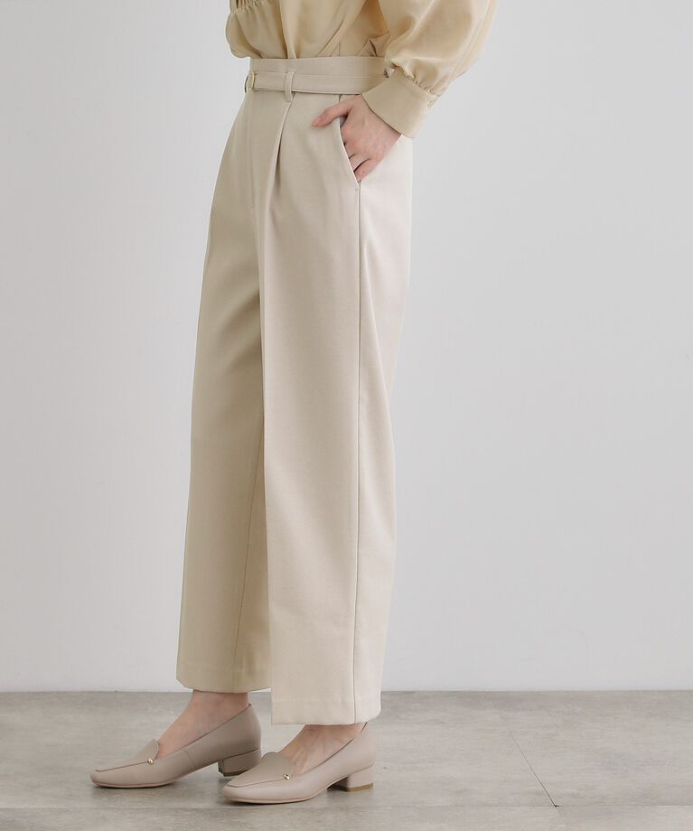 grove「【雑誌掲載】バックルベルトクロップドワイドパンツ」|その他|