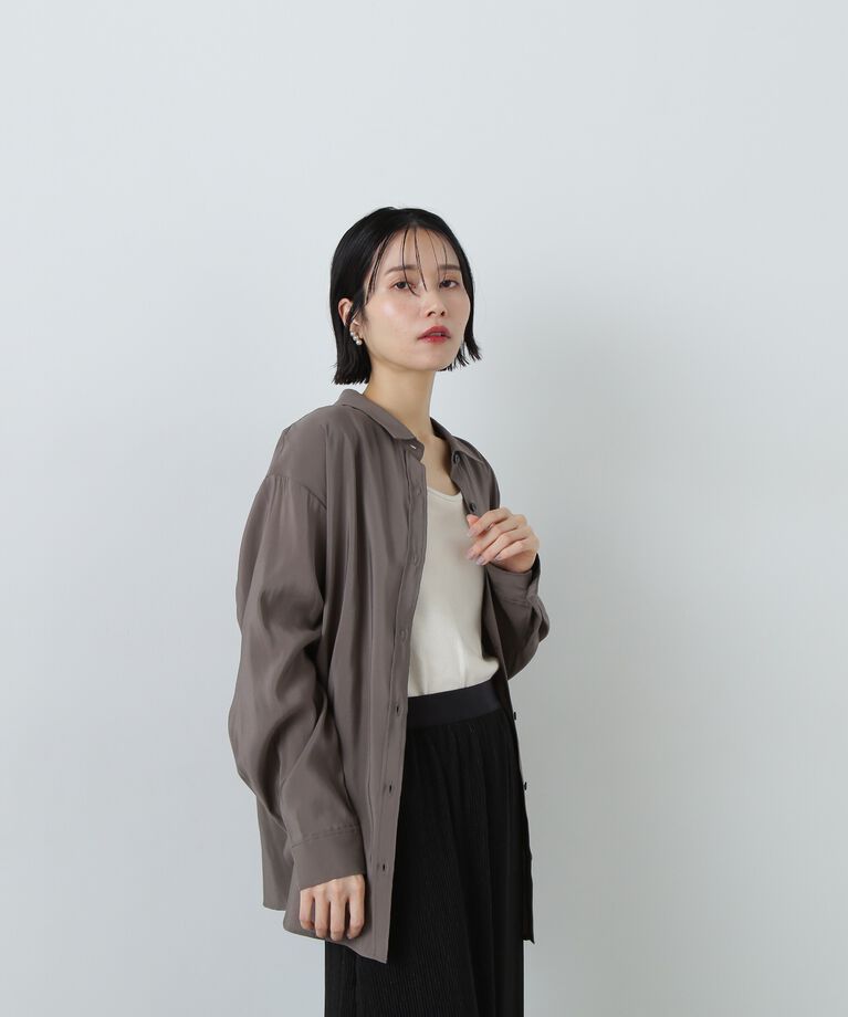  「ユースフルオーバーシャツ《イエロー：official site・ルミネ北千住店限定》」|シャツ・ブラウス|