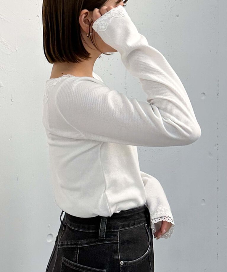 archives「レーストリミングテレコＴＯＰＳ」|Tシャツ・カットソー|